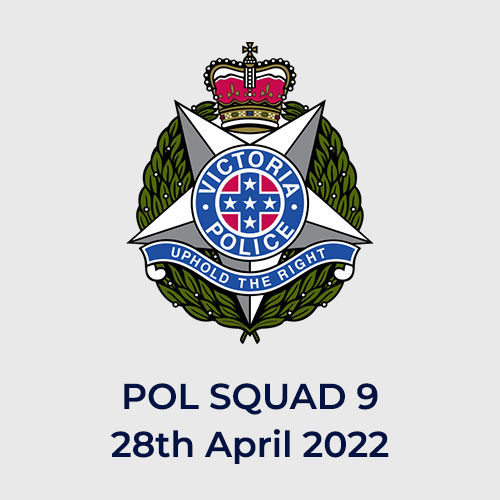 2022 Police Squad 9 Graduated 28.4.22