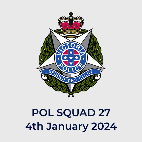 Police Squad 27 Graduated 4th January