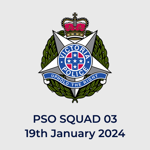 PSO Squad 3 Graduated 19th January