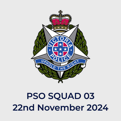 PSO Squad 3 Graduated 22nd November