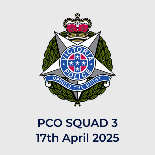PCO Squad 3 Graduated 17th April 2025