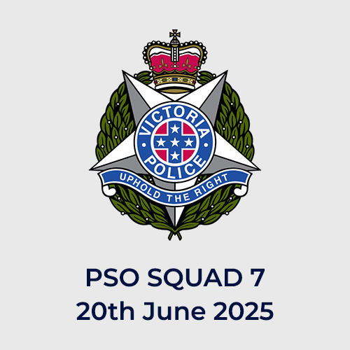PSO Squad 7 Graduated 20th June 2025