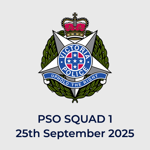 PSO Squad 1 Graduated 25th September 2025