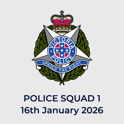 Police Squad 1 Graduated 16th January 2026